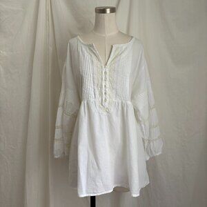 M&Co. White 100% Cotton Blouse Size 20